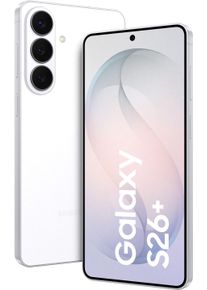 Samsung Smartphone "Galaxy S26+", Energieeffizienz: A, wei&szlig;, 256 GB, Mobiltelefone, Smartphone