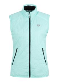 Funktionsweste Ziener "NALIA-Z vest lady", Damen, Gr. 42, radiant lagoon, Obermaterial: 100% Polyester; Obermaterial 2: 84% Polyester, 16% Elasthan; Futter: 100% Polyester; Wattierung: 100% Polyester, Westen Funktionsweste