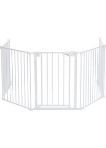 Universalschutzgitter fillikid "Absperrgitter", Baby, Gr. B/H/T: 320cm x 75cm, wei&szlig;, Metall, Schutzgitter Universalschutzgitter, als Kaminschutzgitter, T&uuml;rschutzgitter oder Abgangsschutz verwendbar