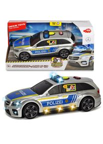 Spielzeug-Polizei DICKIE TOYS "Mercedes AMG E43", bunt (silberfarben, blau), Spielzeugfahrzeuge, KinderB:30cm, Spielzeug-Polizei, B:30cm