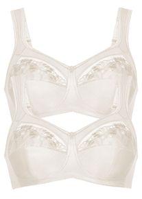 Entlastungs-BH Anita "Entlastungs BH Safina", Damen, Gr. 95, Cup G, beige (crystal crystal), Stoff, Obermaterial: 50% Polyamid PA. 25% Polyester PES. 10% Elasthan EL. 10% Viskose CV. 5% Baumwolle CO., BHs Entlastungs-BH