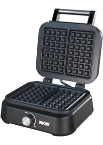 Unold Elektro UNOLD Waffeleisen "48275", schwarz, B:28,6cm H:13,3cm T:29,2cm, Waffeleisen, Belgisches Waffeleisen Br&uuml;ssel, Waffeleisen