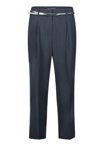 Stoffhose Betty Barclay "Stoffhose unifarben", Damen, Gr. 36, EURO, blau (dunkelblau), Obermaterial: 96% Polyester PES. 4% Elasthan EL., Hosen Stoffhose