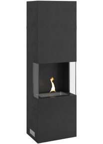 TENDERFLAME Dekokamin "Ambientekamin &raquo;INDIE 180&laquo;", schwarz, B/H/T: 50cm x 170cm, Dekokamine, mit Brenner und flachem Docht, Dekokamin