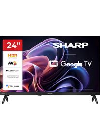 Sharp LED-Fernseher "1T-C24HFx", Energieeffizienz: E, schwarz, 24 &Prime;, Fernseher, LED-Fernseher