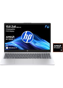 HP Notebook "OmniBook 3 NG AI", glacier silber, 16 GB RAM 512 GB SSD, Ryzen&trade; AI 7, Windows 11 Home, Notebooks, Notebook