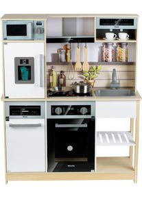 Spielk&uuml;che klein "Miele, Family II", bunt, Spielk&uuml;chen, KinderB:83,5cm H:101cm T:30cm, MDF, Spielk&uuml;che, mit Licht und Sound, B:83,5cm H:101cm T:30cm
