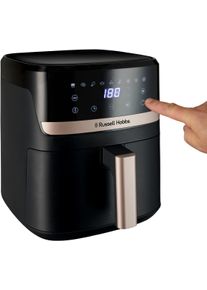 Russell Hobbs Hei&szlig;luftfritteuse "27620-56 SatisFry, 5L", schwarz, B:28cm H:30,5cm T:36,1cm, Fritteusen, Airfryer&ndash;wenig oder kein &Ouml;l erforderlich, 9 Programme, 5,5 L, Hei&szlig;luftfritteuse