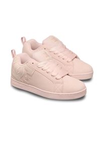 Sneaker DC Shoes "Court Graffik", Damen, Gr. 7(38), cloud pink, Obermaterial:55, 91% Leder, 38, 75% Synthetik, 5, 34% Polyester., Schuhe Sneaker