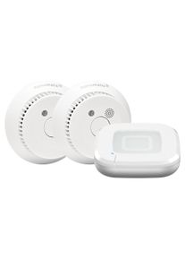 homematic IP Smart-Home-Station "Starter Set Rauchwarnmelder", wei&szlig;, B:15,9cm H:14,8cm T:32,5cm, Smart-Home-Stationen, Smart-Home-Station