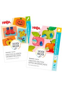 Kreativset Haba "2er Bastelsets Erstes Basteln Herbst", bunt, Kreativsets, Kinder, Kreativset