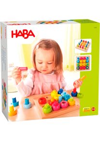 Steckspielzeug Haba "Farbkringel", bunt, Steckspielzeug, BabyB:19cm H:19cm, Holz, Steckspielzeug, Made in Germany, B:19cm H:19cm
