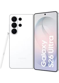 Samsung Smartphone "Galaxy S26 Ultra", Energieeffizienz: A, wei&szlig;, 1000 GB, Mobiltelefone, Smartphone