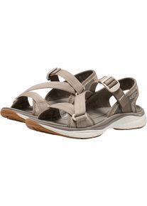Sandale Keen "LEIKI OT SANDAL", Damen, Gr. 43, beige (brindle, birch), Synthetik, Schuhe Sandale, waschbar,sto&szlig;d&auml;mpfend und atmungsaktiv