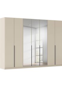 Dreht&uuml;renschrank OTTO HOME "Kleiderschrank Schrank Garderobe AGORDO mit Dekor- oder Hochglanzfront", beige (beige (champagner)), B:315cm H:210cm T:54cm, Holzwerkstoff, Schr&auml;nke, Dreht&uuml;renschrank, durchdachte Innenausstattung, in 8 Breiten und 2 H&ouml;hen MADE IN GERMANY