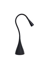 Eglo Tischleuchte "SNAPORA Tischlampe, Kunststoff und Alu, Schreibtischlampe, B&uuml;rolampe", schwarz, 1, H: 48,5cm, 1 Stk., Leuchten, Tischleuchte, H48,5 cm, schwarz, 3W inkl., Tischleuchte