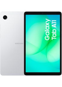 Samsung Tablet "Galaxy Tab A11", Energieeffizienz: D, silber, 128 GB,mit eSIM, Tablets_EBookReader, Tablet