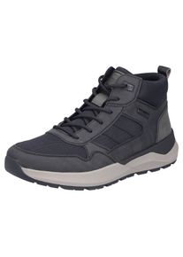 Winterboots Rieker, Herren, Gr. 41, schwarz, dunkelgrau, Lederimitat, Textil, Schuhe Winterboots, Schn&uuml;rboots, Casual High Top Sneaker mit TEX-Membran