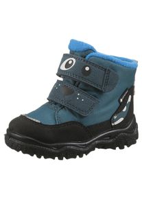 Winterboots Superfit "HUSKY WMS: Mittel", M&auml;dchen, Gr. 26, Polyester Warmfutter, schwarz (blaugrau, schwarz), Polyester, Textil, Schuhe Winterboots, Snowboots mit wasserdichtem GORE TEX, Gr&ouml;&szlig;enschablone zum Download