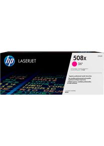 HP Tonerpatrone "HP original Toner 508 Gr&ouml;&szlig;e A + X Farben B/C/M/Y", pink (magenta 2), Tonerpatronen, Tonerpatrone