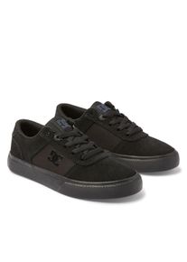 Sneaker DC Shoes "Teknic", Jungen, Gr. 6(37), schwarz (schwarz, schwarz), Obermaterial: LEDER (KUH) / FUTTER: TEXTIL / AUSSENSOHLE: GUMMI., Schuhe Sneaker