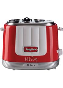 Ariete Hotdog-Maker "206R Party Time rot", rot, B:21cm H:27cm T:16cm, Hot-Dog-Maker, Hotdog-Maker