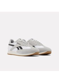 Sneaker Reebok CLASSIC "REEBOK WORLD 70", Damen, Gr. 38,5, grau (wei&szlig;), Leder, Synthetik, Textil, Schuhe Sneaker