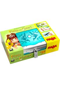 Spiel Haba "Finde the code Pirateninsel", bunt, Spiele, Kinder, Holz, Pappe, Spiel