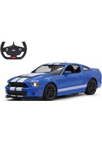 RC-Auto Jamara "Ford Shelby GT500 - 27 MHz blau", blau, Fernlenkfahrzeuge, KinderB:34,3cm H:4,9cm T:14,5cm, Kunststoff, RC-Auto, B:34,3cm H:4,9cm T:14,5cm