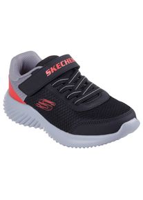 Sneaker Skechers "Bounder - Trekzic", Jungen, Gr. 29, schwarz (schwarz, rot), Lederimitat, Schuhe Sneaker, Freizeitschuh, Halbschuh, Klettschuh, Schn&uuml;rschuh, Leichtgewicht