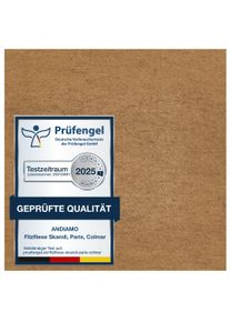 Teppichfliese ANDIAMO "Skandi, selbstklebend, Gesamth&ouml;he 4 mm", beige, B:40cm L:40cm, Polypropylen, Teppiche, Teppichfliese, 40x40 cm, 25 St&uuml;ck (4 qm), 50 St&uuml;ck (8 qm) oder 100 St&uuml;ck (16 qm)