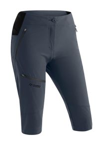 Caprihose Maier Sports "Latit Capri Vario", Damen, Gr. 42, Normalgr&ouml;&szlig;en, grau, 88% Polyester, 12% Elasthan, Hosen Caprihose, Damen Capri, kurze Wanderhose, Outdoorhose mit 4 Taschen, Regular Fit