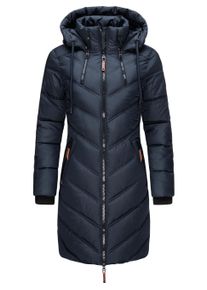 Wintermantel Marikoo "Wintermantel Armasa", Damen, Gr. S, blau, Obermaterial: 100% Polyester PES. Obermaterial: Futter: 100% Polyester PES. 100% Polyester PES., M&auml;ntel Wintermantel