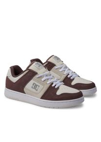 Sneaker DC Shoes "Manteca 4", Damen, Gr. 5(36), wei&szlig; (plum, sanftes wei&szlig;), Obermaterial:53.02% Leder, 46.98% Synthetikmaterial., Schuhe Sneaker