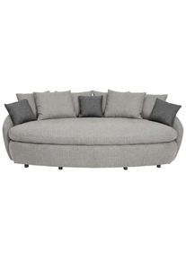 Luca Bessoni , Silberfarben , Textil , 238x80x140 cm , Stoffauswahl, Hocker erh&auml;ltlich, Armteil links, Armteil rechts , Wohnzimmer, Sofas & Couches, Sofas, Big Sofas