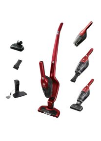 AEG Akku-Hand-und Stielstaubsauger "CX7 ANIMAL AKKU-STAUBSAUGER (CX7-2-45AN)", rot (chili rot metallic), B:14,5cm H:114,5cm T:26,5cm, Akkusauger, 2in1-Funktion, ideal zur Tierhaarentfernung, bis zu 45 Min. Laufzeit, Akku-Hand-und Stielstaubsauger