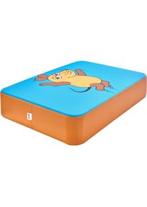 Weichbodenmatte "H&uuml;pfpolster S orange, Die Maus, Maus", bunt (orange maus), HIPP-HOPP - DAS H&Uuml;PFPOLSTER, Sportmatten, Kinder, B/H/L: 70cm x 17cm x 97cm, Weichbodenmatte, H&uuml;pfmatte; 97x70x17 cm; Made in Germany, B:70cm H:17cm L:97cm