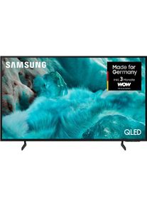 Samsung QLED-Fernseher "GQ55Q7F2AU", Energieeffizienz: G, schwarz, 55 &Prime;, Fernseher, Quantum HDR, Knox Security, Art Store, 3D Sound, Gaming Hub, AI TV, QLED-Fernseher
