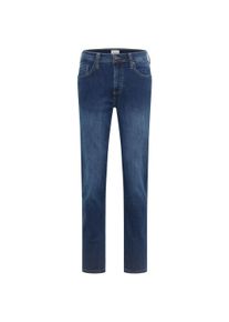 Comfort-fit-Jeans Mustang "Jeans Style Washington Straight", Herren, Gr. 34, N-Gr, blau (dunkelblau), Obermaterial: 99% Baumwolle CO. 1% Elasthan EL., Jeans Comfort-fit-Jeans