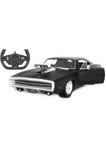 RC-Auto Jamara "Dodge Charger R/T 1970, 1:16, schwarz, 2,4GHz", schwarz, Fernlenkfahrzeuge, KinderB:13cm H:9cm, RC-Auto, mit Licht und Sound, B:13cm H:9cm