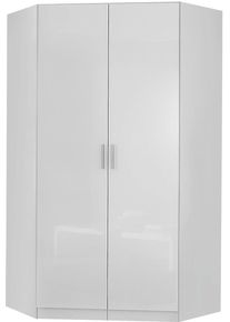 Rauch "Kleiderschrank Schrank Eckschrank Ankleide Garderobe CELLE" Schenkelma&szlig;: 117x117 cm, H&ouml;he 197/210 cm, optional mit Spiegel oder Hochglanzfront MADE IN GERMANY