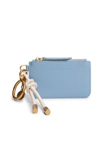 Schl&uuml;sselanh&auml;nger Tommy Hilfiger "TH CHARMS MULTI", Damen, hellblau, Leder, Schl&uuml;sselanh&auml;nger Schl&uuml;sselanh&auml;nger, Taschenanh&auml;nger, Accessoires, Taschen Charm, Bag Charm mit Logopr&auml;gung