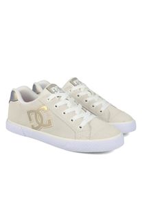 Sneaker DC Shoes "Chelsea", M&auml;dchen, Gr. 6,5(37,5), gold (gold cream), Obermaterial:Obermaterial: Textil / Futter: Textil / Au&szlig;ensohle: Gummi;, Schuhe Sneaker