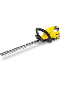 K&auml;rcher Akku-Heckenschere K&Auml;RCHER "HGE 18-45 BATTERY SET", gelb, Gartenscheren-Maschinen, Akku-Heckenschere, inkl. Akku und Ladeger&auml;t