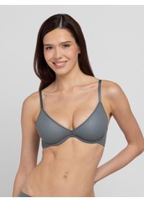 B&uuml;gel-BH Dorina "Noa", Damen, Gr. 75, Cup G, grau (gr&uuml;n), Microtouch, Obermaterial: 66% Polyester, 22% Polyamid, 12% Elasthan, BHs B&uuml;gel-BH, mit vorgeformte Cups, mit B&uuml;geln