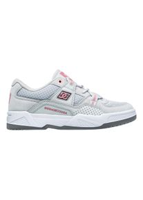 Sneaker DC Shoes "Construct", Damen, Gr. 10(42), grau (grau, blushing bride), Obermaterial:54.6% Leder, 20.9% Synthetikmaterial, 25.5% Microfaser;, Schuhe Sneaker