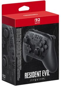 NINTENDO SWITCH Nintendo-Controller "Switch 2 Pro Controller Resident Evil Requiem Edition", schwarz, B:14,8cm H:6,02cm T:10,5cm, Spielecontroller, Nintendo-Controller
