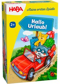 Spiel Haba "Meine ersten Spiele - Hallo Urlaub", bunt, Spiele, Kinder, Holz, Papier, Pappe, Spiel