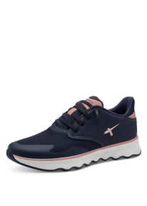 Slip-On Sneaker Tamaris "Nowana", Damen, Gr. 40, blau (navy kombiniert), Lederimitat, Synthetik, Textil, unifarben mit Farbeinsatz, Schuhe Slip-On Sneaker, Freizeitschuh, Halbschuh, Slipper mit Ortholite-Ausstattung