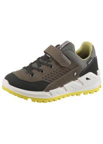 Sneaker Ricosta "Trailer WMS: normal", Jungen, Gr. 32, schwarz (olivgr&uuml;n, schwarz), Textil, Veloursleder, kontrastfarbene Details, Schuhe Sneaker, Klettschuh mit herausnehmbarer Sohle, Gr&ouml;&szlig;enschablone zum Download